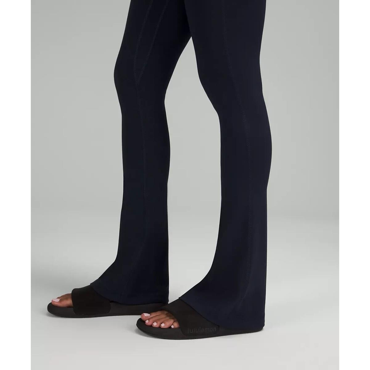 Lululemon Align High-rise Mini-flare Pant Regular True Navy Size 12 LW5EUSS