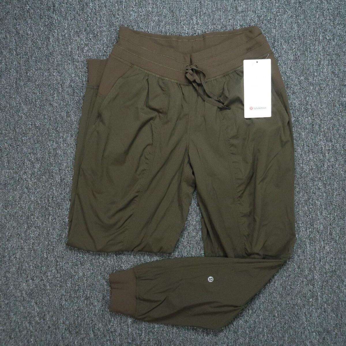 Lululemon Pants Womens 8 Olive Green Dance Studio Jogger Mid Rise Tapered