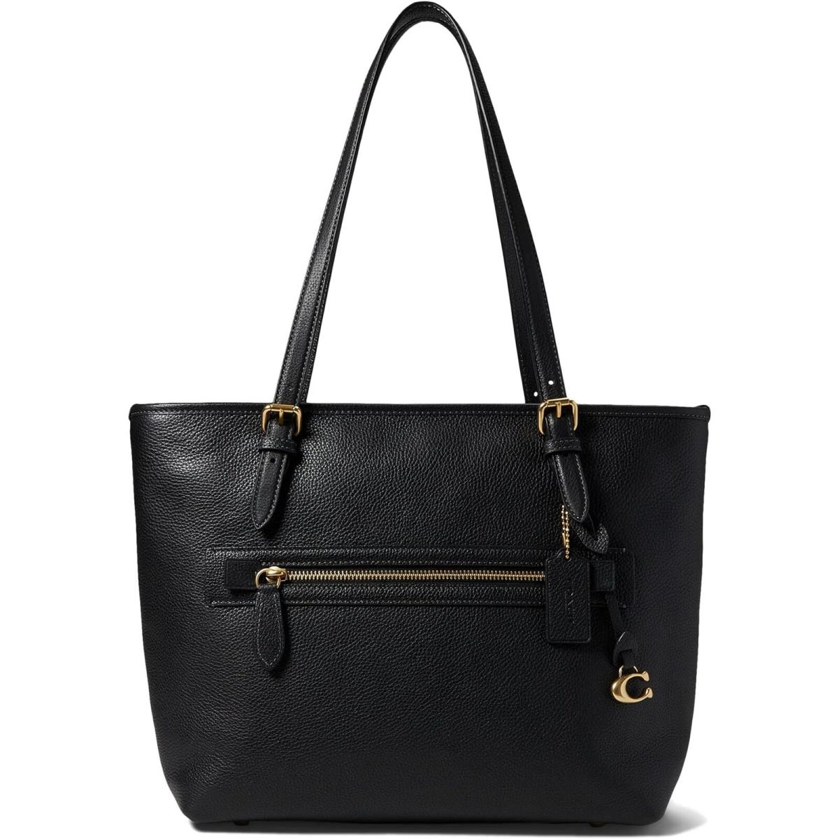 Coach Black Polished Pebble Women Totes