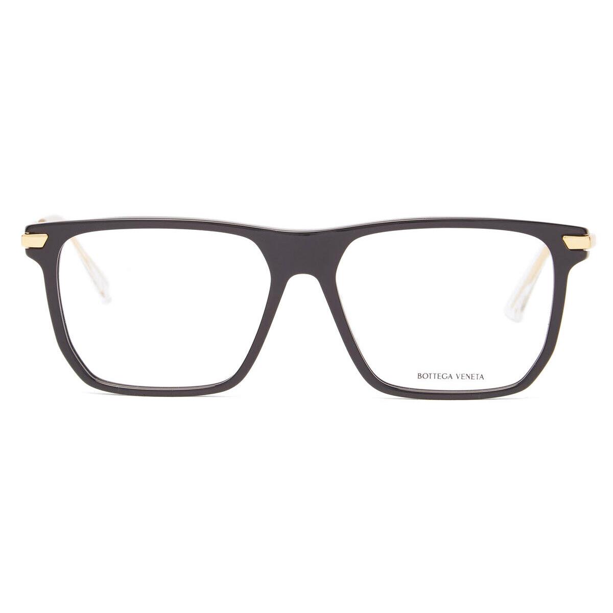 Bottega Veneta BV1071O Eyeglasses Men Gold Square 56mm