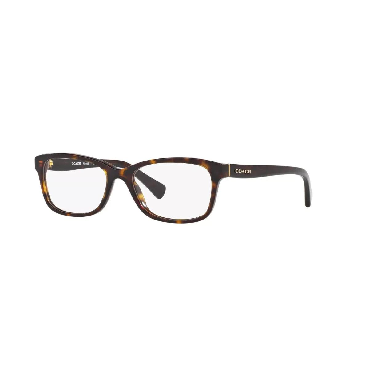 Coach Designer Eyewear Eyeglass Frames Dark Tortoise Demo Lens HC6089