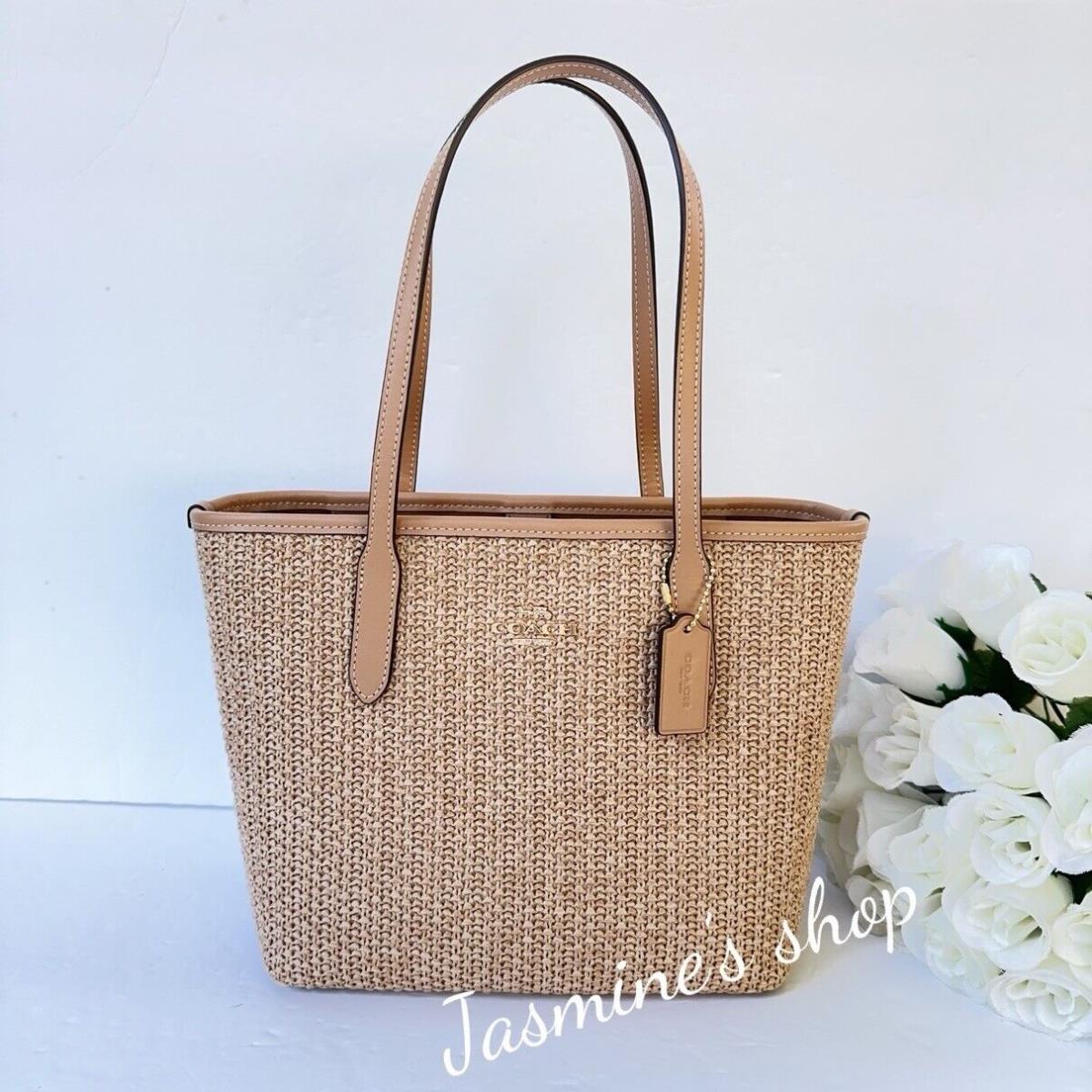 Coach Mini Straw City Tote cs616