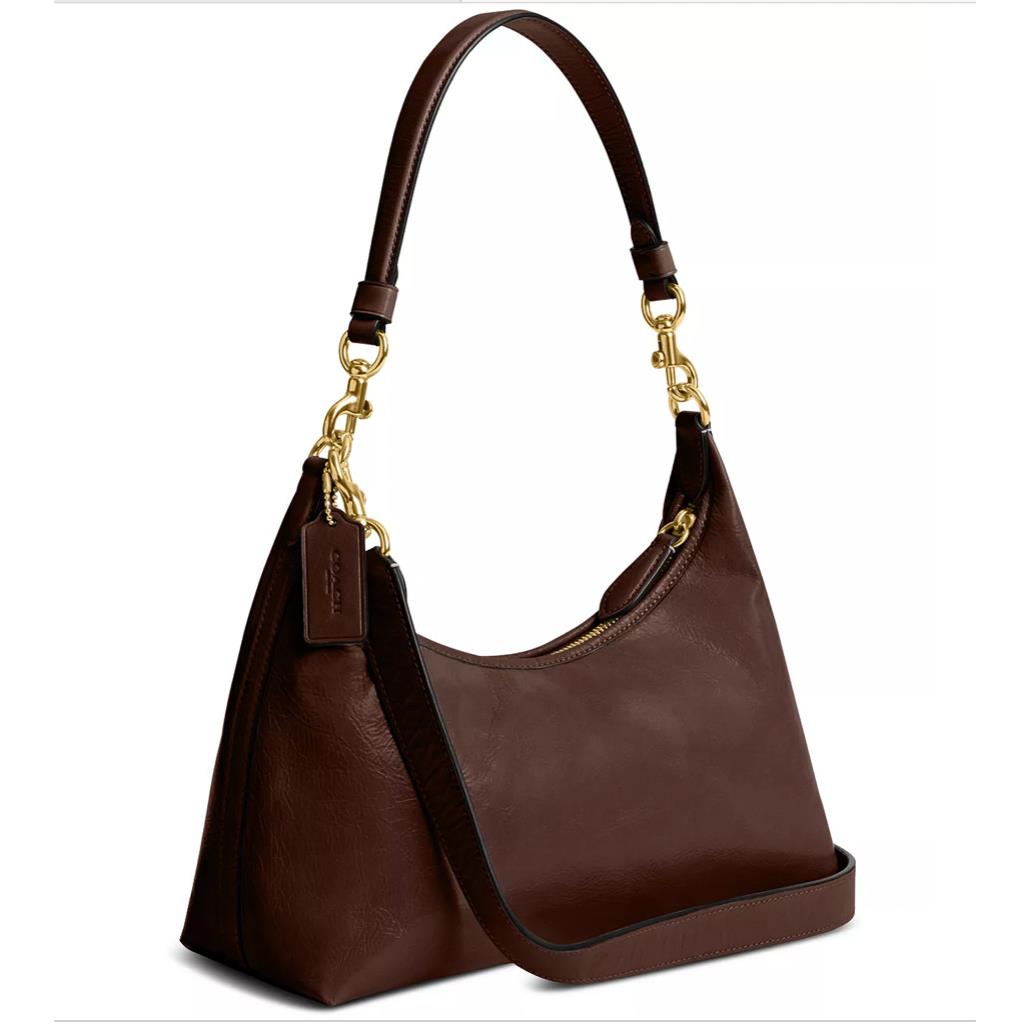 Coach Juliet Medium Leather Shoulder Bag B4/MAPLE