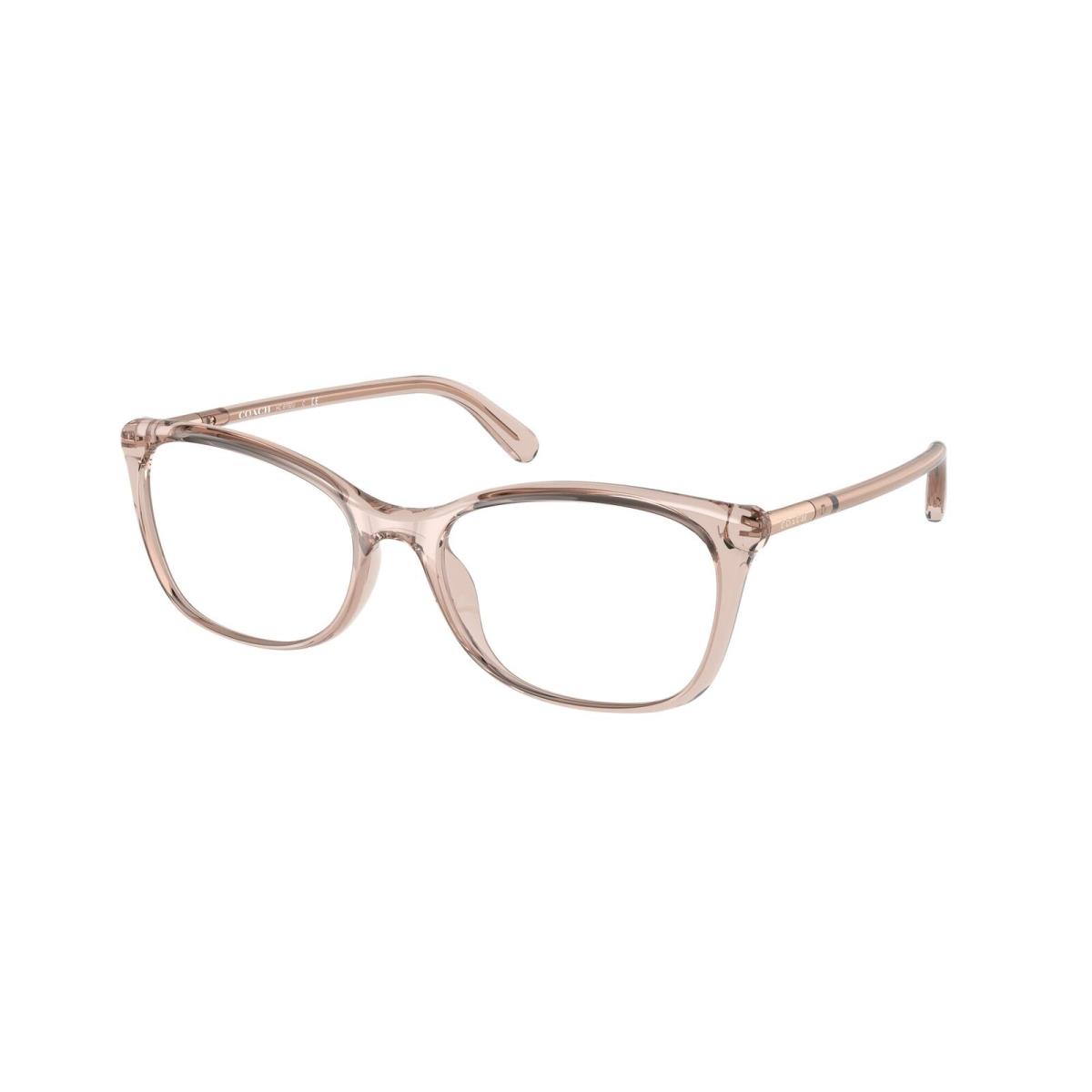 Coach HC6192U 5552 Transparent Pink Demo Lens 52 mm Women`s Eyeglasses