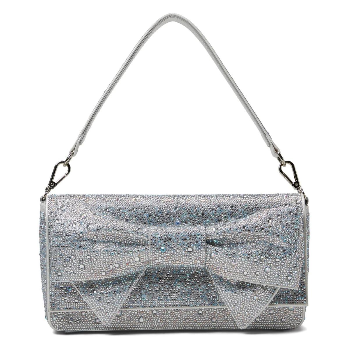 Steve Madden Silver Rhinestone Women Shoulder Bags