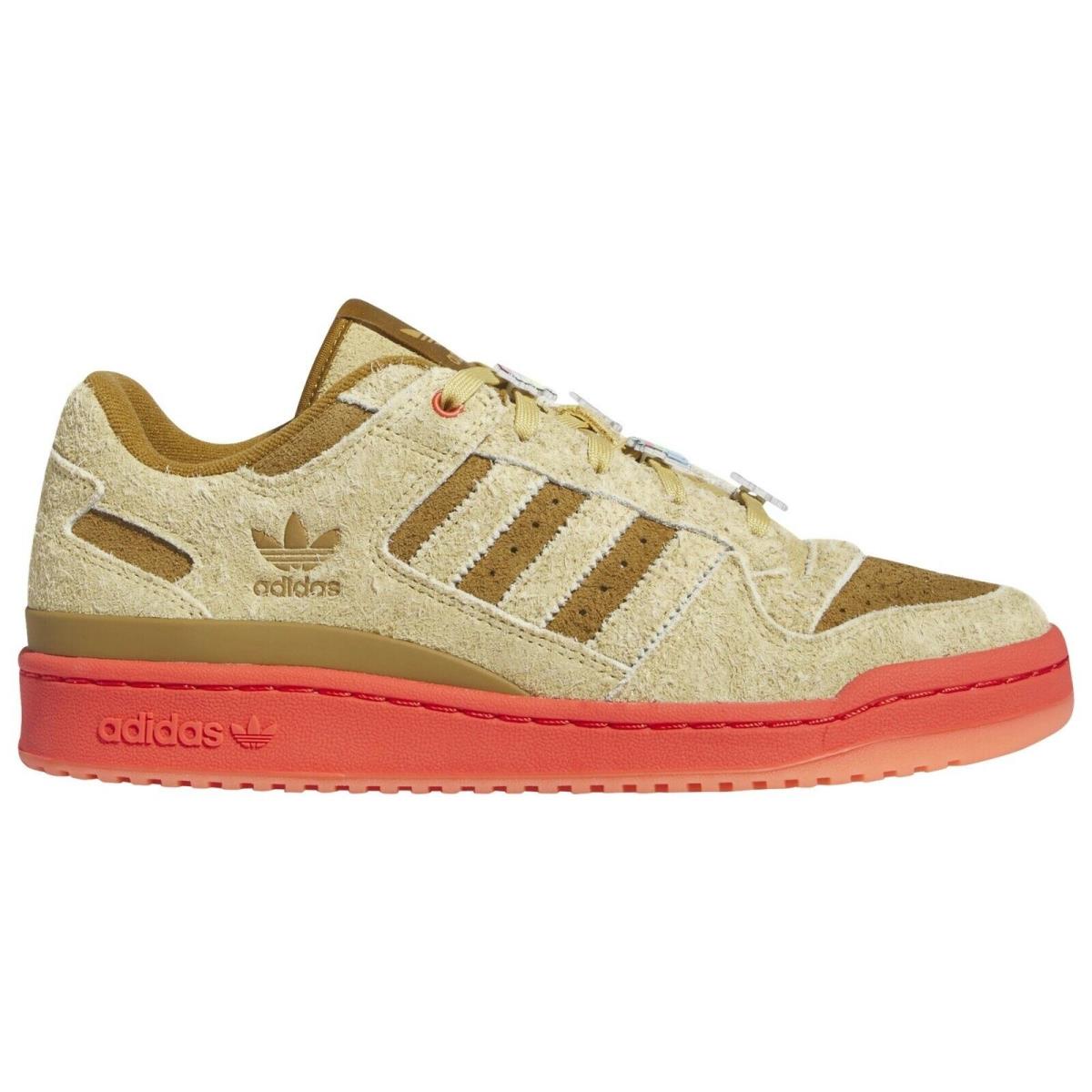Adidas Originals Forum Low Classic x The Grinch Men`s Sneakers Casual Shoes - Beige, Manufacturer: Bright Red/Oat