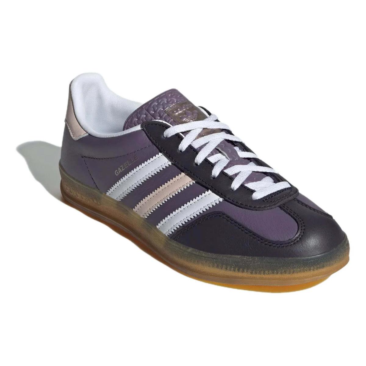 IE2956 Womens Adidas Gazelle Indoor W - Shadow Violet/Footwear White/Wonder Quartz