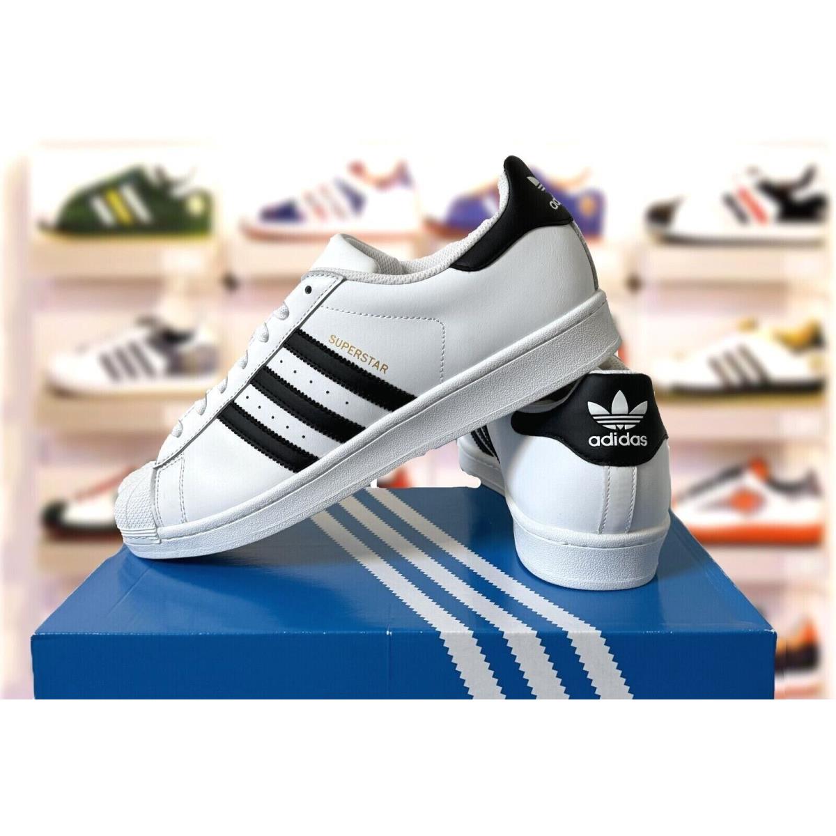 Adidas Originals Superstar Men`s Shoes C77124 - White/black - All Sizes