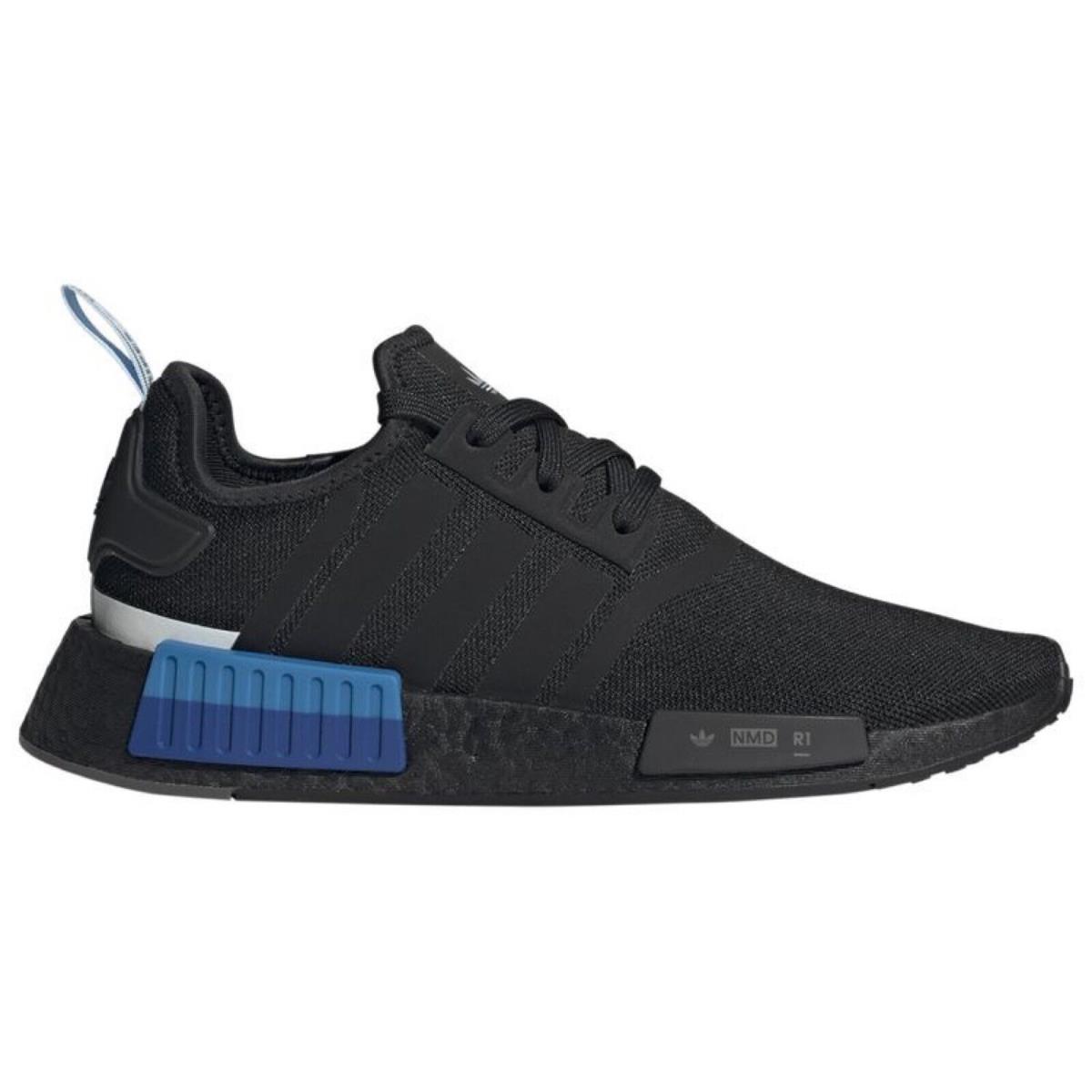 Adidas Originals Nmd R1 Men`s Sneakers Running Shoes Gym Casual Sport Black Blue - Black, Manufacturer: Black/Team Royal Blue/White