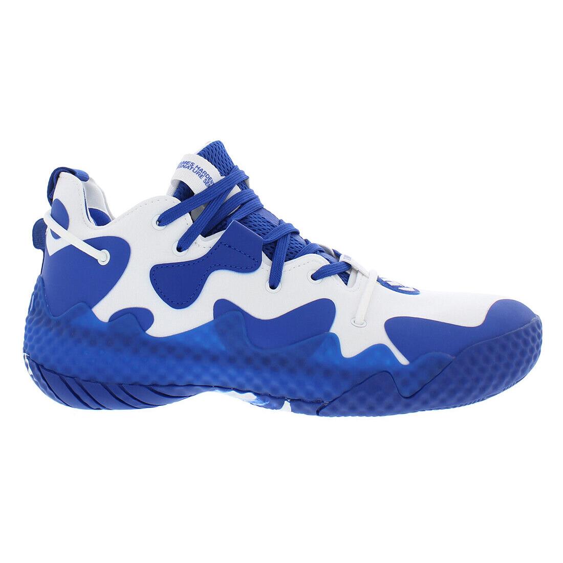 Adidas Sm Harden Vol 6 Unisex Shoes - White/Blue, Main: White