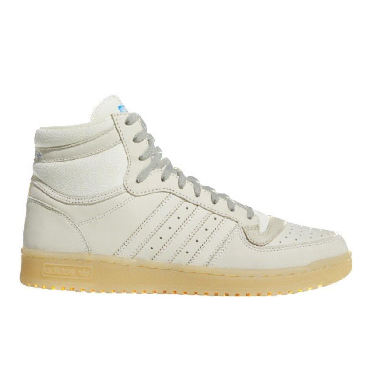 Adidas Originals Top Ten Men`s Sneakers Comfort Casual Shoes Gym High Top Beige - Beige, Manufacturer: Cream/Brown