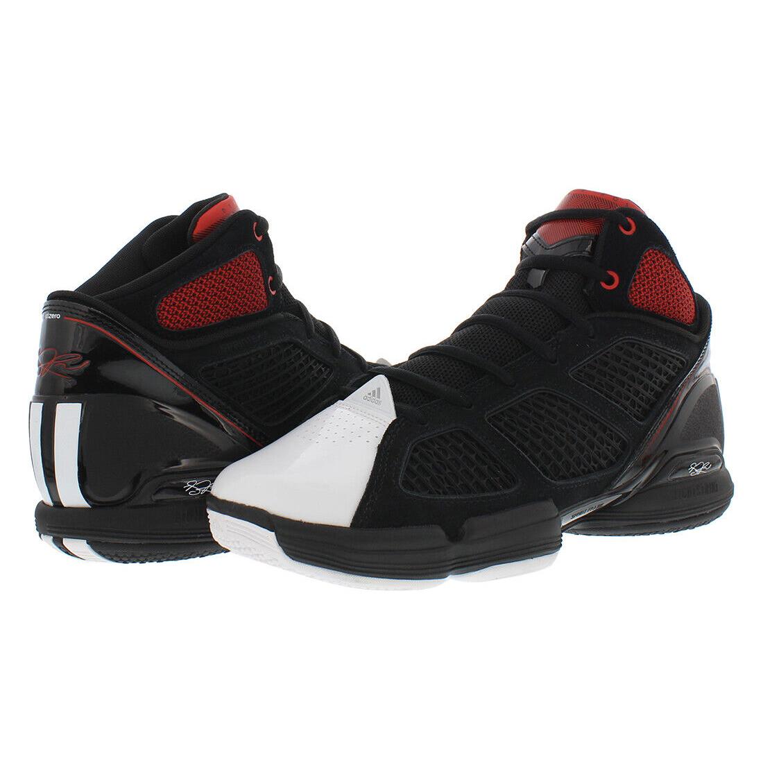 Adidas Adizero Rose 1.5 Restomod Mens Shoes - Black/Red, Main: Black