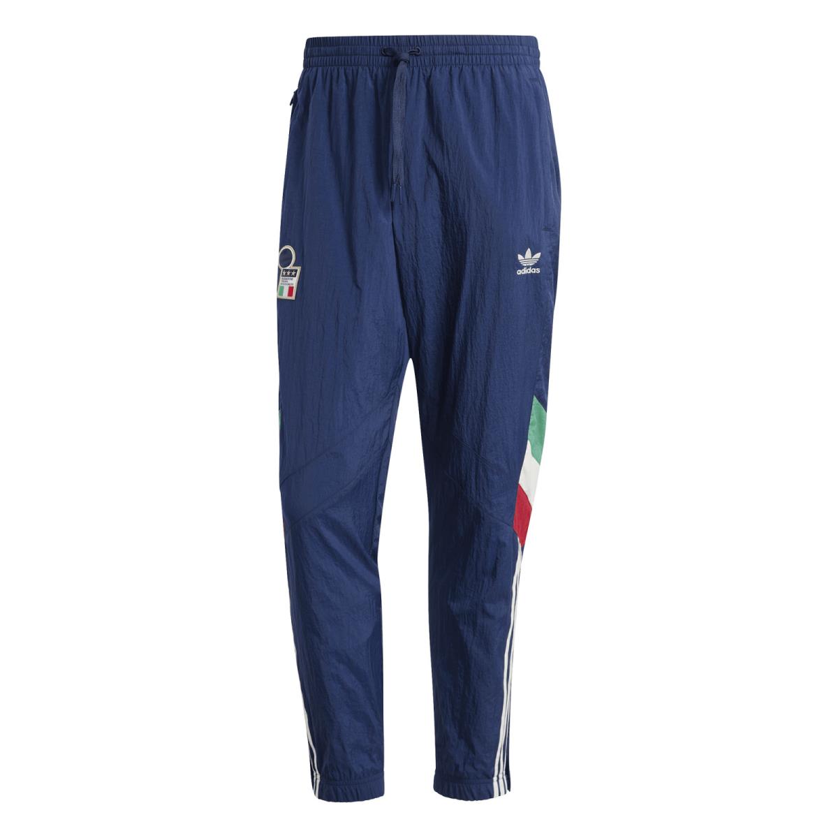 Men`s Adidas Originals Navy Italy National Team Lifestyle Track Pants - Navy