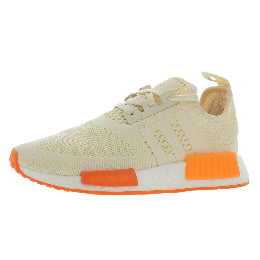 Adidas NMD_R1 Mens Shoes - Cream White/Cream White/Screaming Orange, Main: White