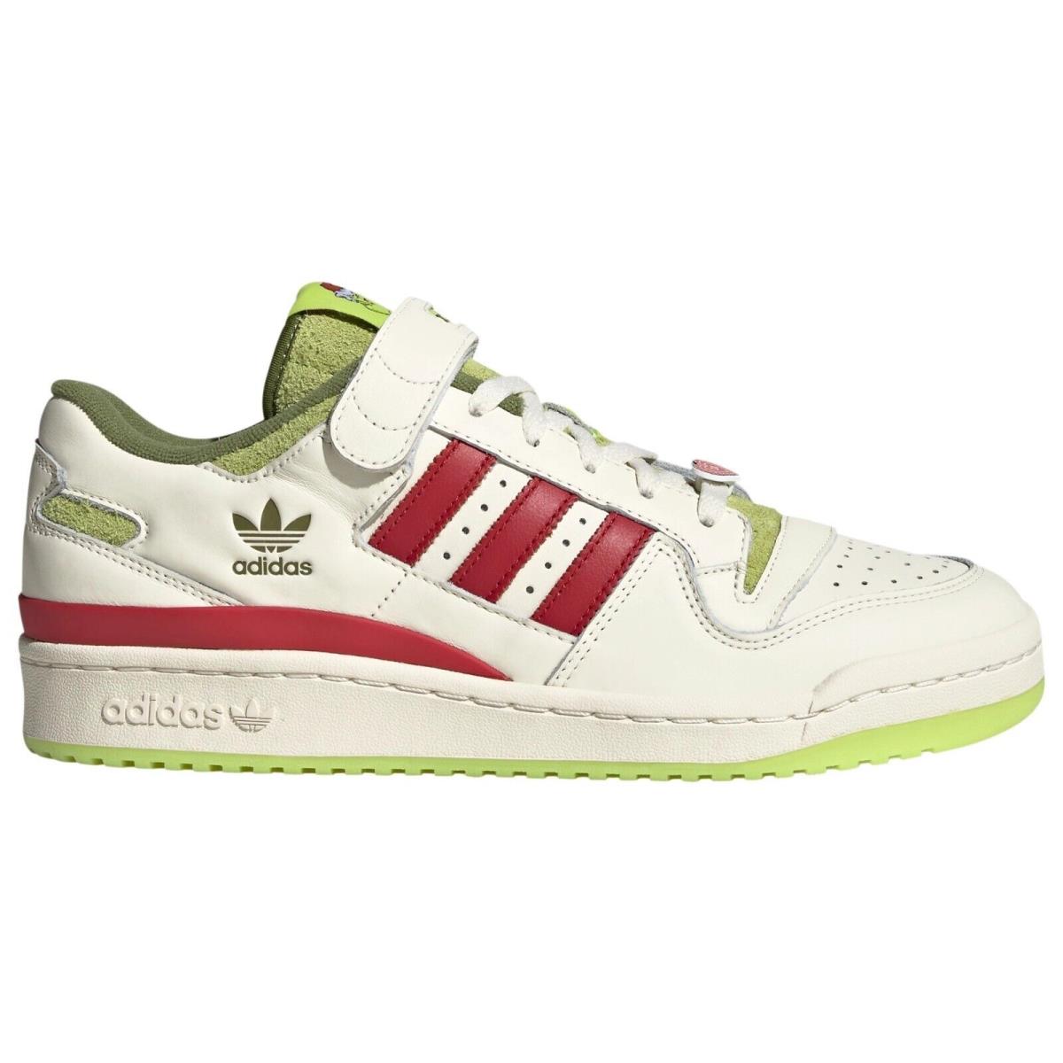 Adidas Originals Forum Low Classic x The Grinch Men`s Sneakers Casual Shoes - Green, Manufacturer: White/Green/Red