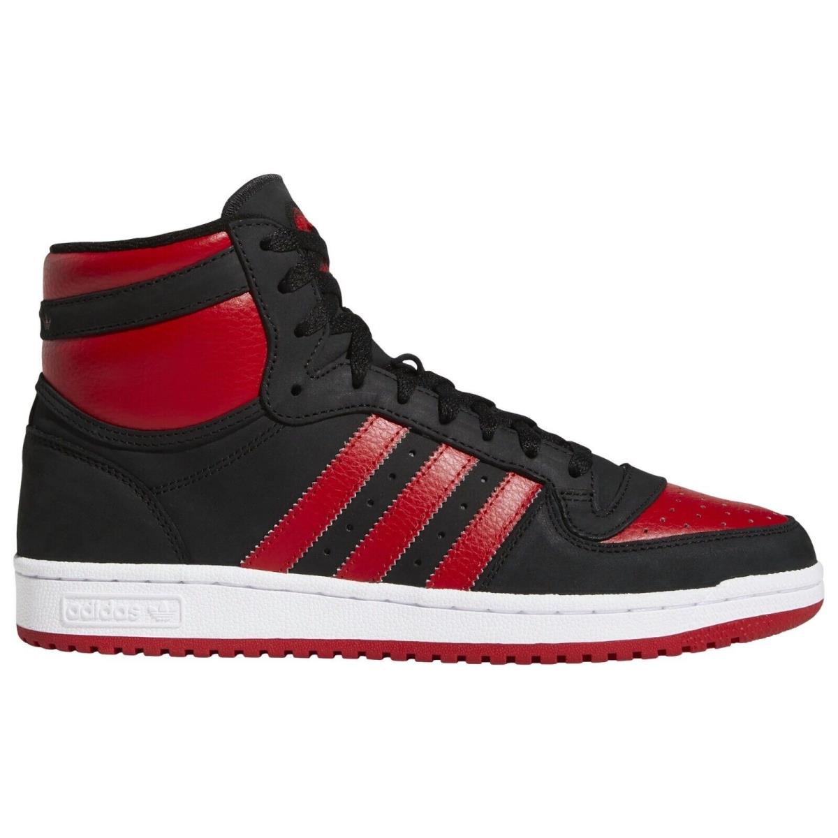 Adidas Originals Top Ten RB Men`s Sneakers Comfort Casual Shoes High Top Black - Black, Manufacturer: Black/Red