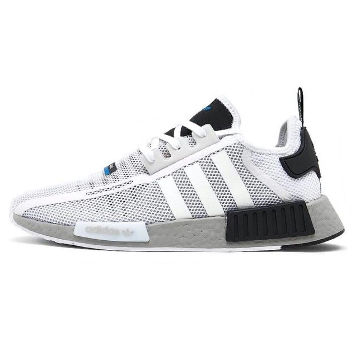 Adidas Originals Nmd R1 Men`s Sneakers Running Shoes Gym Casual Sport White 11.5 - White, Manufacturer: Footwear White/Grey/Grey/Multi