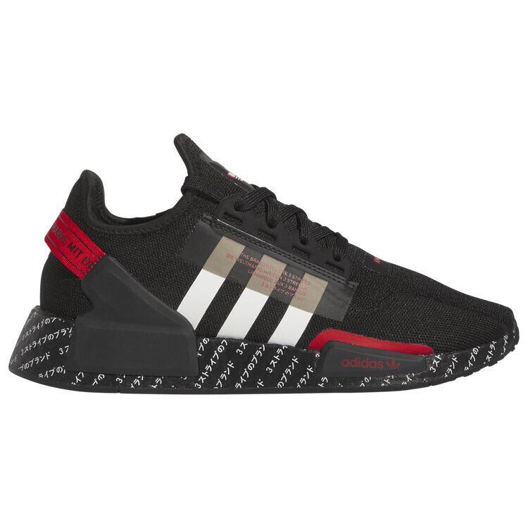 Adidas Originals Nmd R1 V2 Men`s Sneakers Running Shoes Gym Casual Sport Black - Black, Manufacturer: Red/Black/White