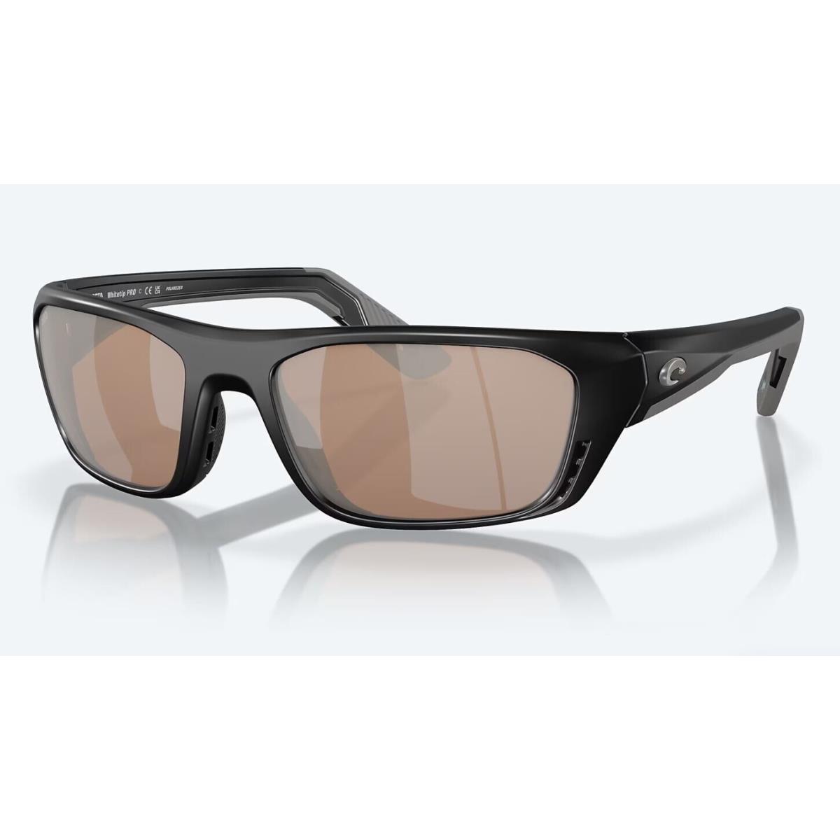 Costa Del Mar Whitetip Pro Black Copper Silver Mirror Polarized Glass 580G