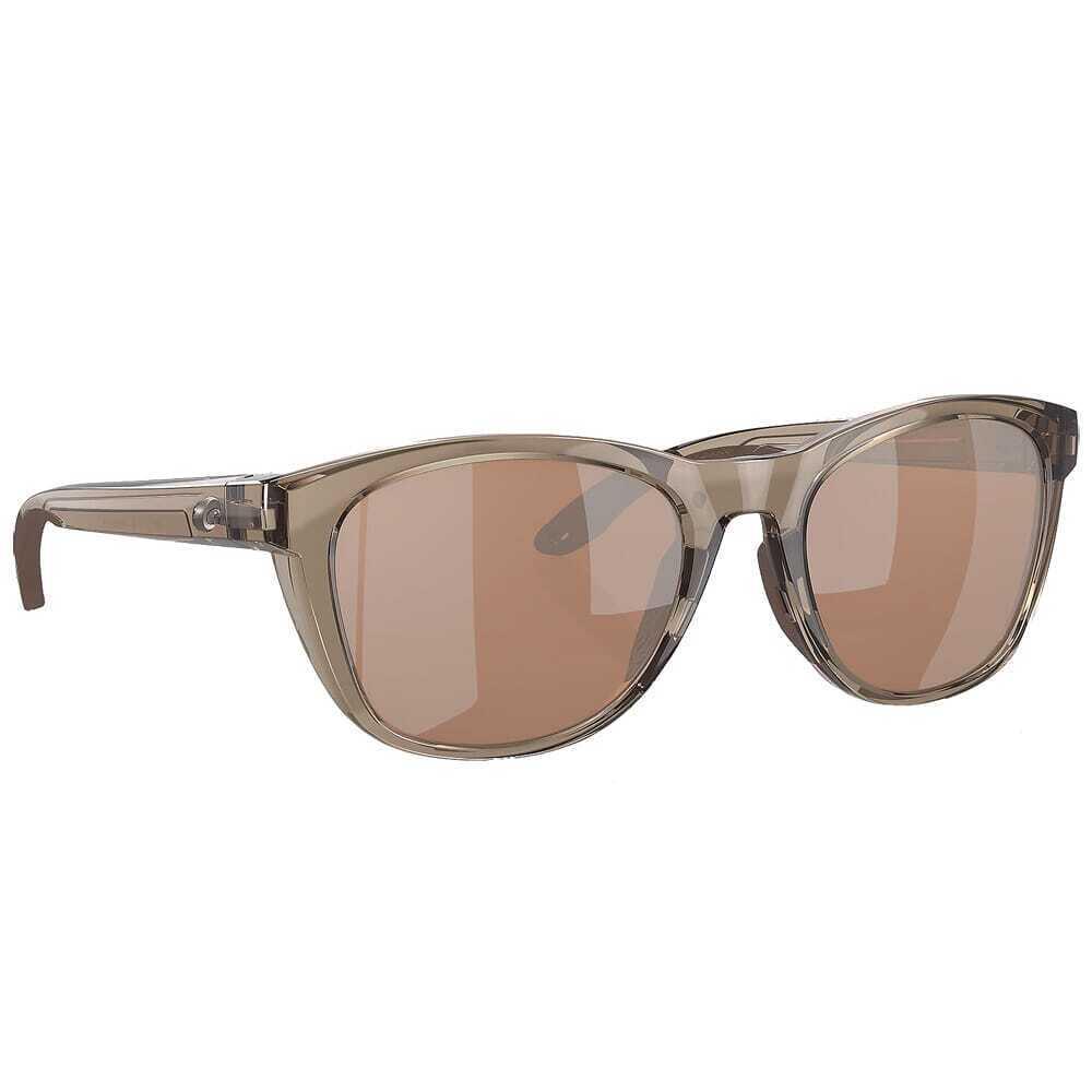 Costa Aleta Taupe Frame Sunglasses W/copper Silver Mirror 580G 06S9108-91080354