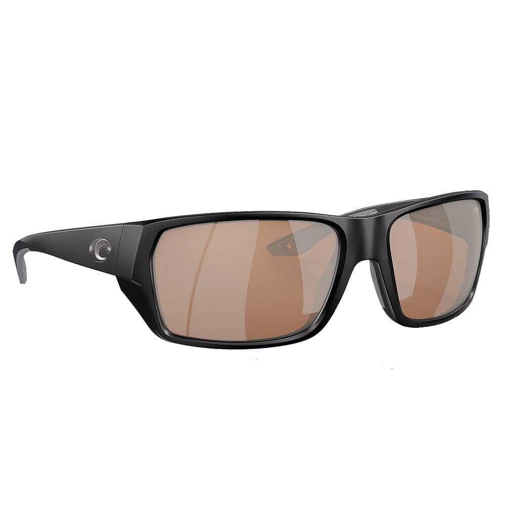 Costa Tailfin Matte Black Sunglasses W/copper Silver 580G S 06S9113-91130457