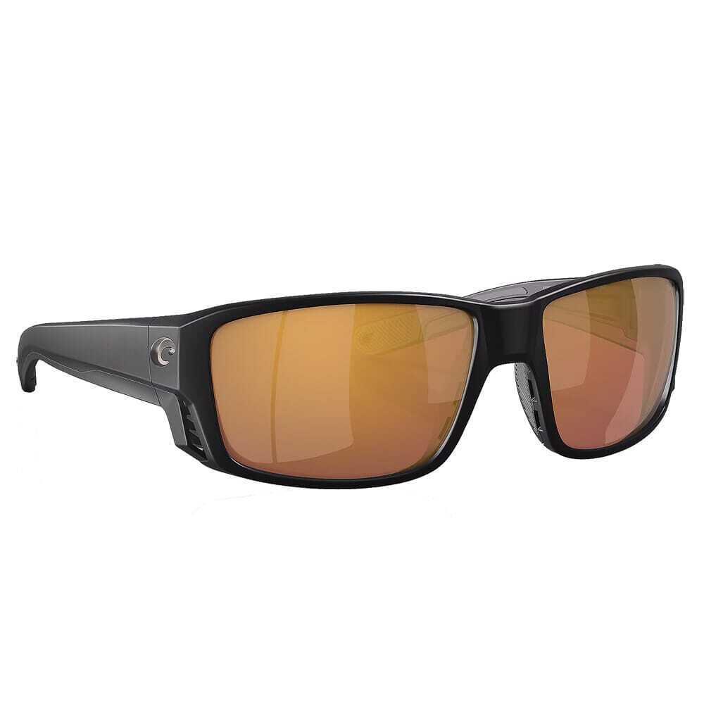 Costa Tuna Alley Pro Matte Black Sunglasses W/gold Mirror 580G 06S9105-91051460