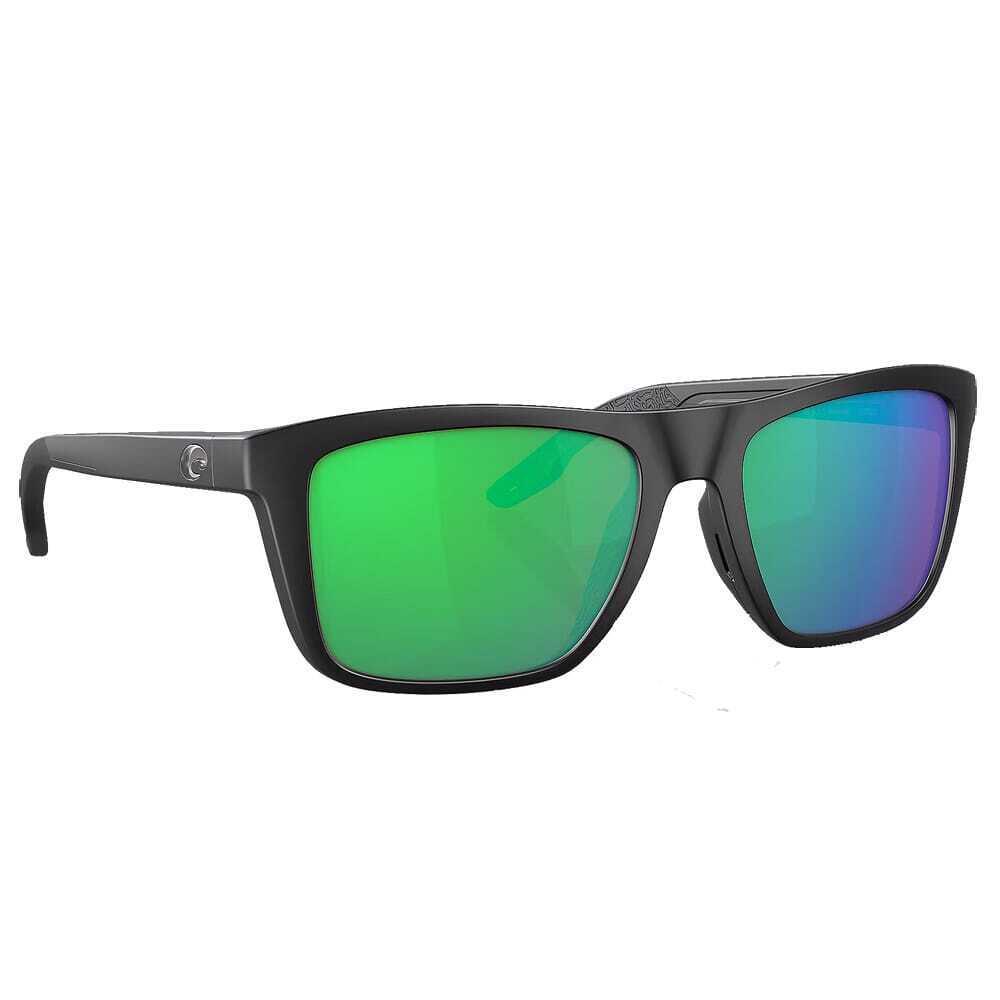 Costa Mainsail Black Frame Sunglasses W/green Mirror 580P 06S9107-91070255