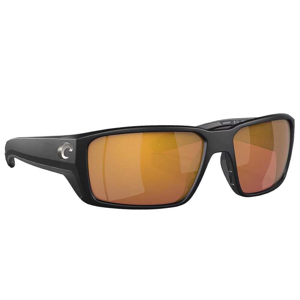 Costa Fantail Pro Matte Black Sunglasses W/gold Mirror 580G 06S9079-90791460