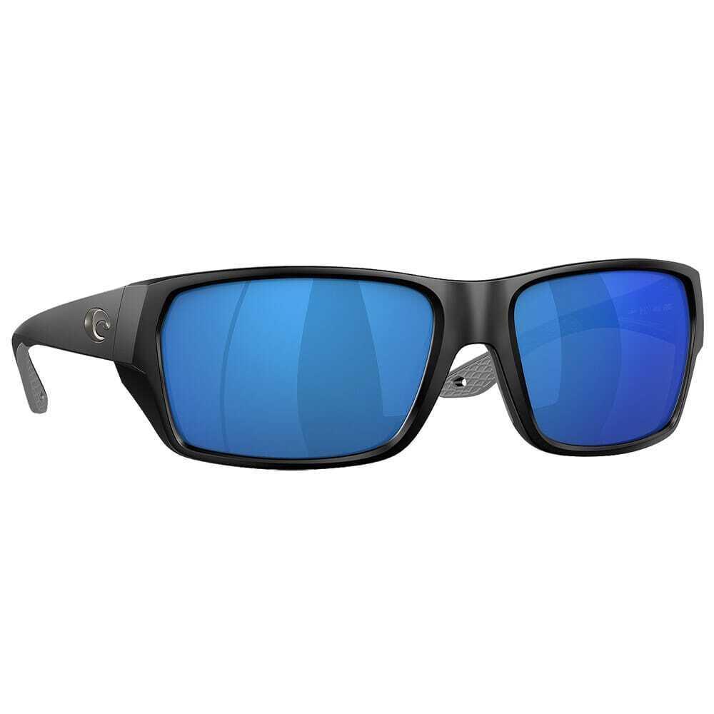 Costa Tailfin Matte Black Sunglasses W/blue Mirror 580P M 06S9113-91130860