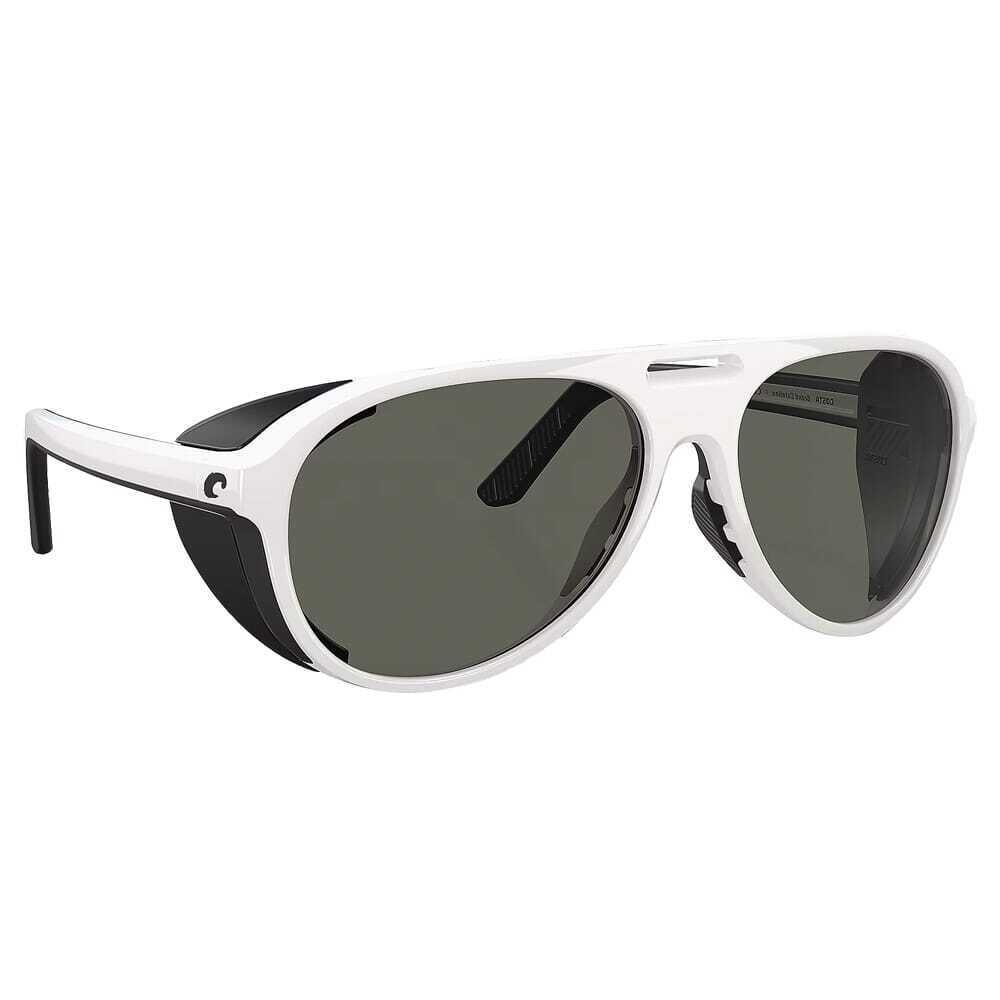 Costa Grand Catalina Hull White Frame Sunglasses W/gray 580G 06S9117-91170859