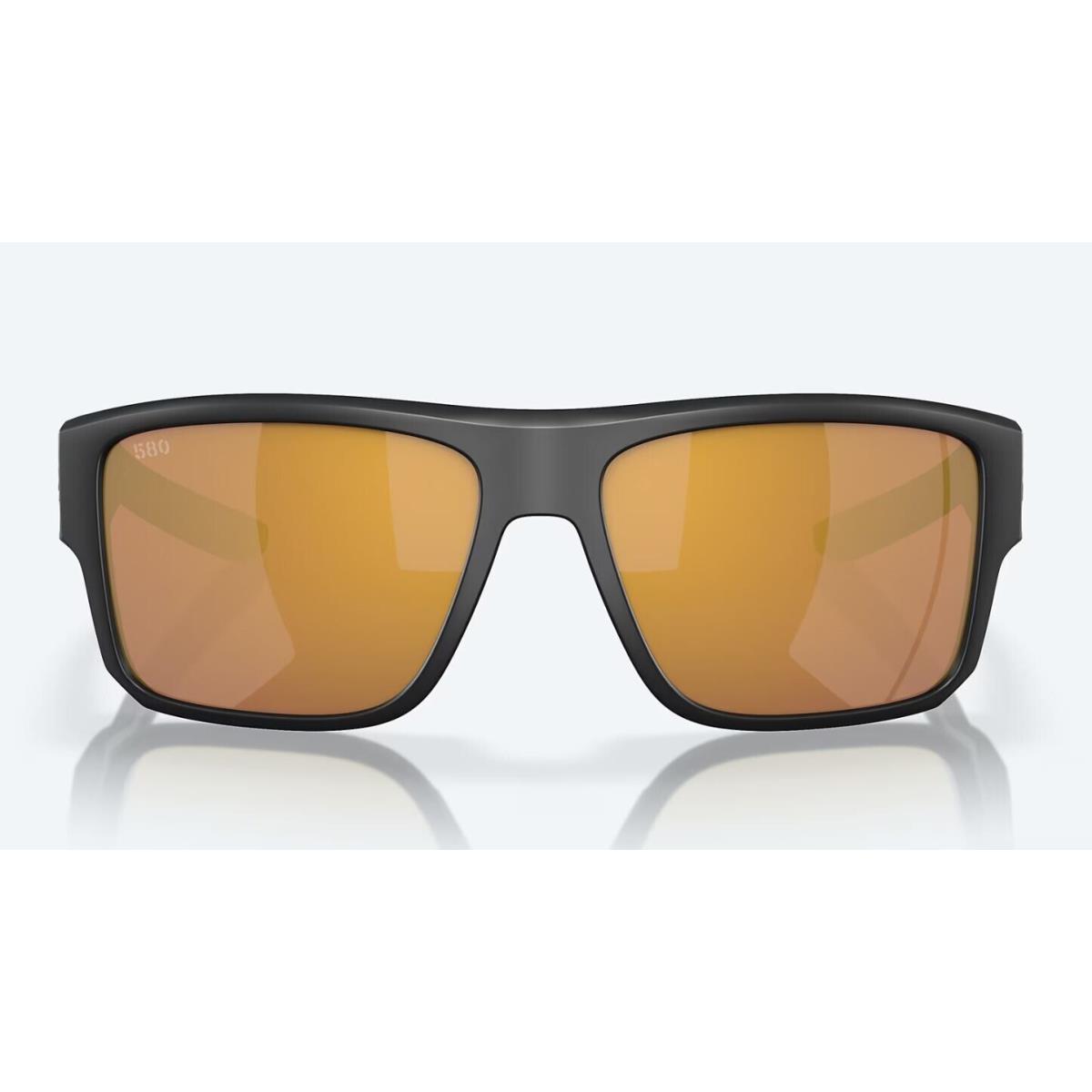 Costa Del Mar Taxman Matte Black / Gold Mirror Polarized Glass 580G