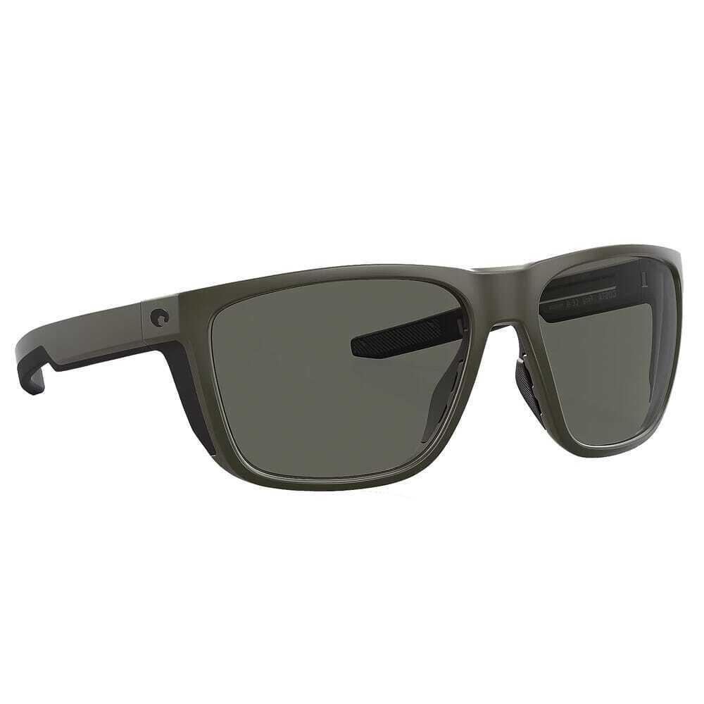 Costa Ferg Matte Olive Frame Sunglasses W/gray 580G Lenses 06S9002-90024159