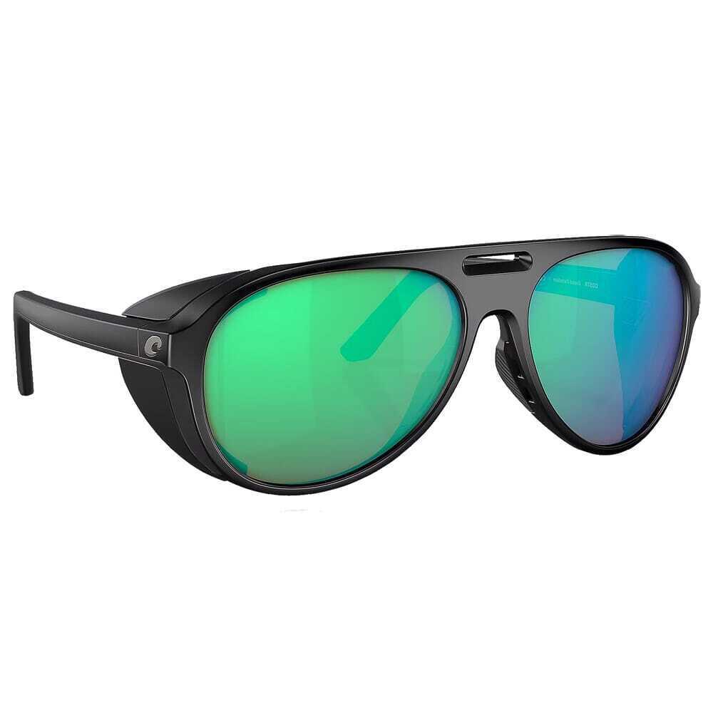 Costa Grand Catalina Matte Black Sunglasses W/green Mirror 580G 06S9117-91170259