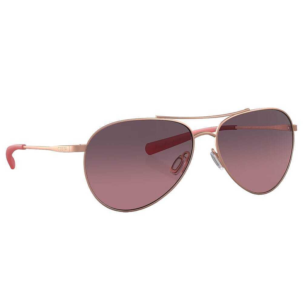 Costa Piper Satin Rose Frame Sunglasses W/rose Gradient 580G 06S6003-60031958