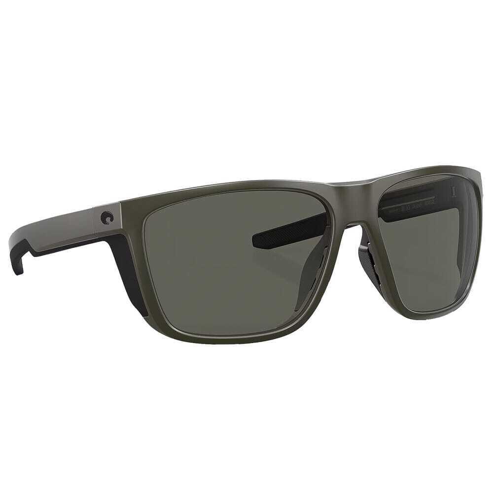 Costa Ferg XL Matte Olive Frame Sunglasses W/gray 580G Lenses 06S9012-90121462