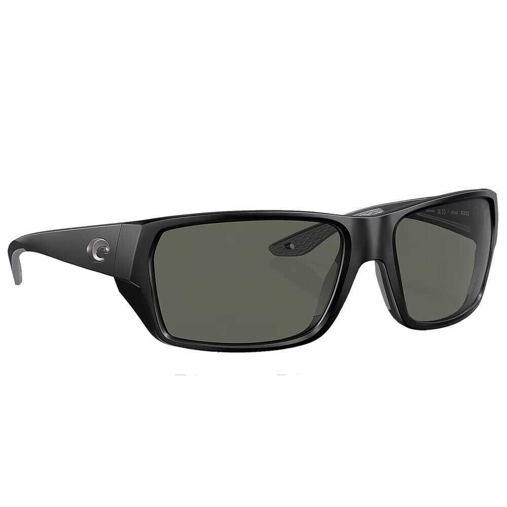 Costa Tailfin Matte Black Frame Sunglasses W/gray 580G M Lenses 06S9113-91130160