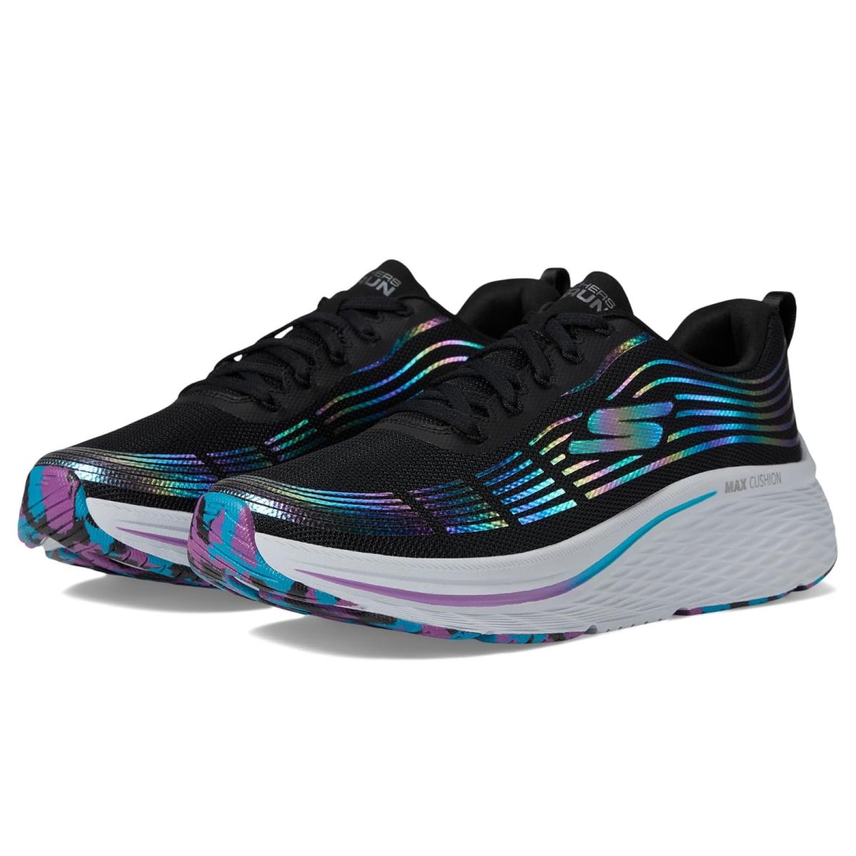 Woman`s Sneakers Athletic Shoes Skechers Max Cushioning Elite 2.0 Delphina - Black/Multi