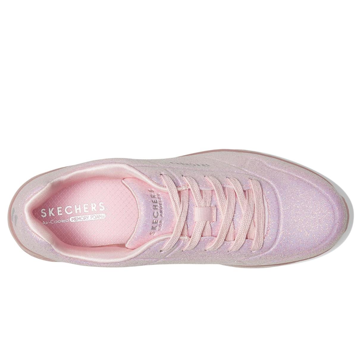 Girl`s Shoes Skechers Kids Uno Ice 310443L Little Kid/big Kid - Light Pink