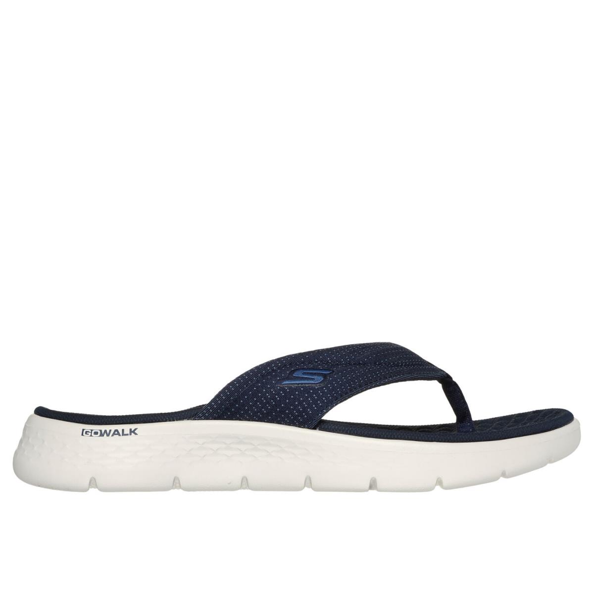 Womens Skechers GO Walk Flex Sandal-impress Navy Memory Foam Shoes