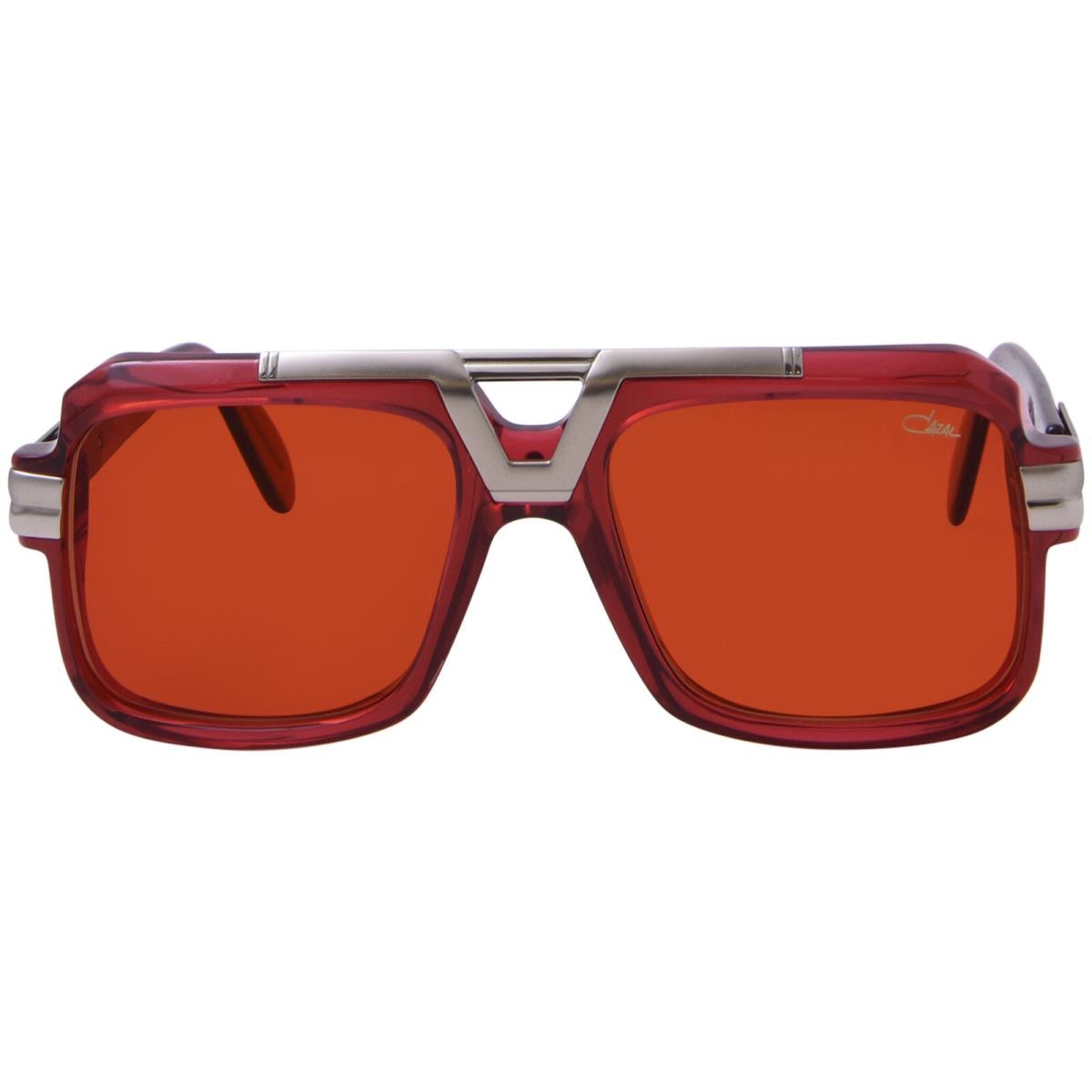 Cazal Customized Legends 664 004 Sunglasses Raspberry/red-brown W/max AR W/logo