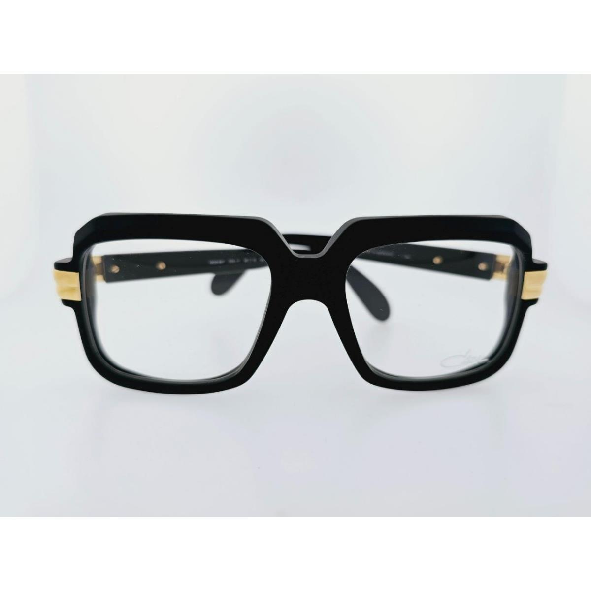 Cazal 607 011 56MM Matt Black Frame with Clear Lenses