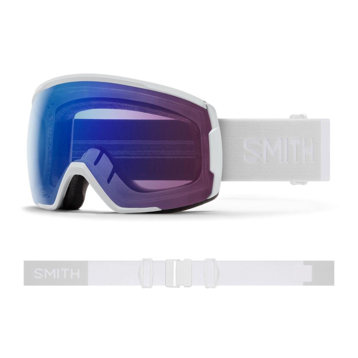 Smith Optics Proxy Goggles White Vapor; Chromapop Photochromic Rose Flash