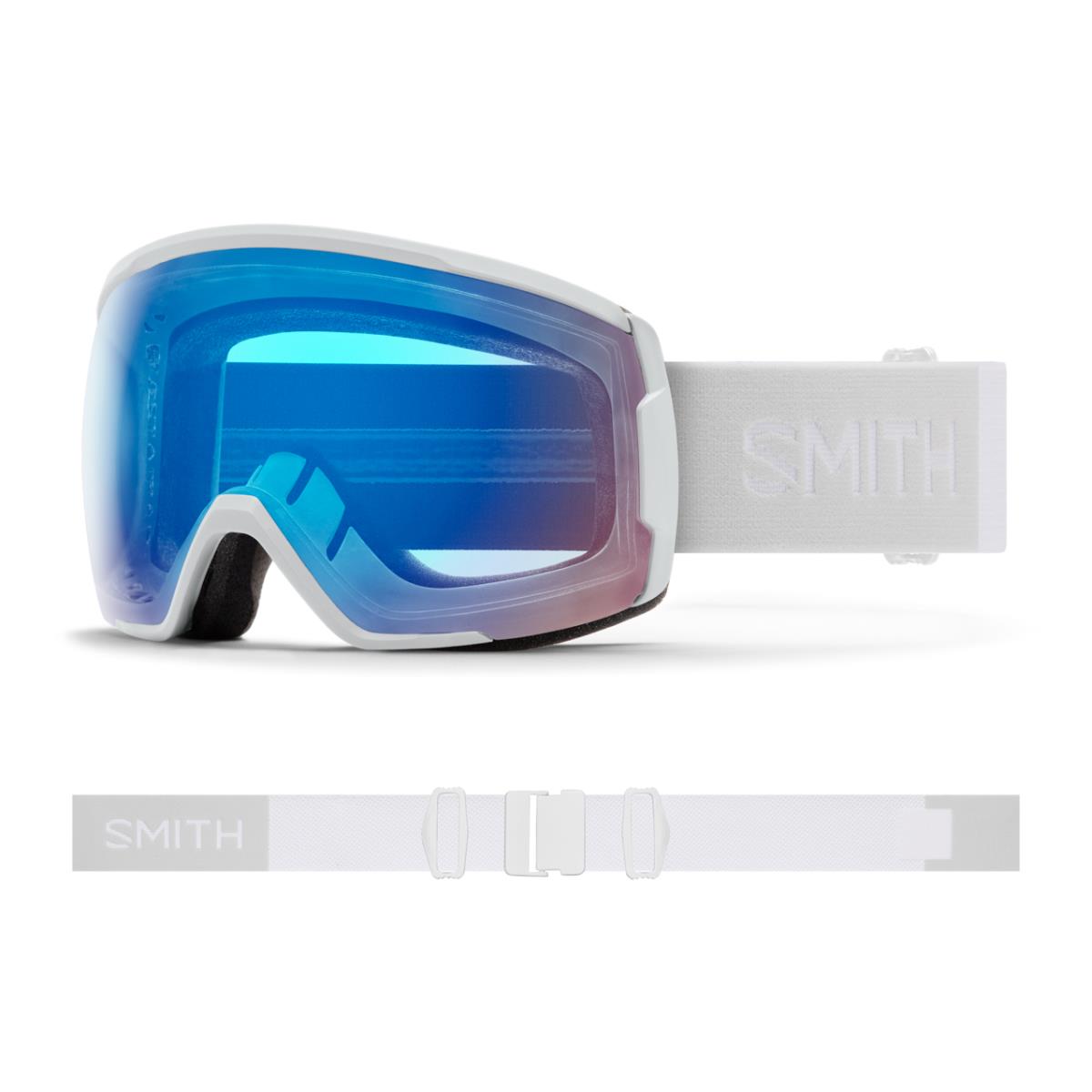 Smith Optics Proxy Goggles White Vapor; Chromapop Storm Rose Flash