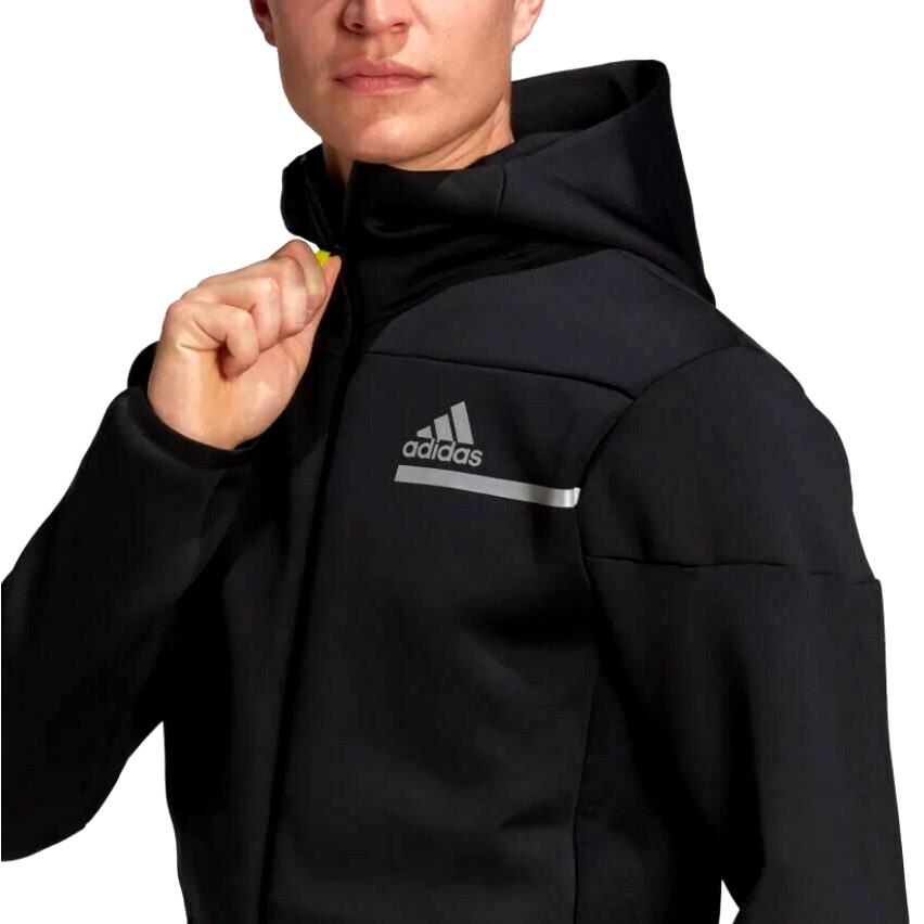 Men`s Adidas Zne Z.n.e. Tech Full Zip Hoodie Size Large GP7838 Black