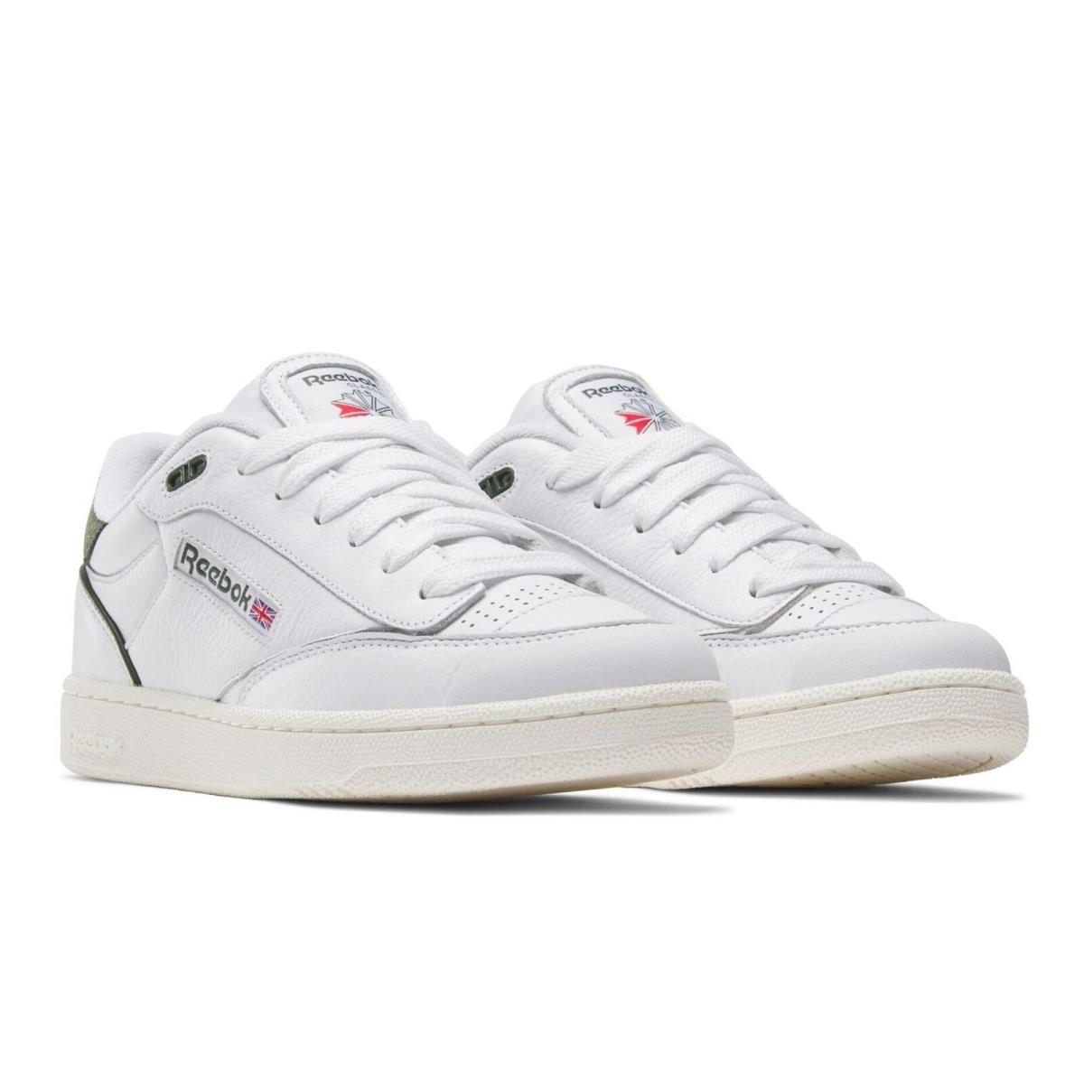 100032937/ID6802 Mens Reebok Club C Bulc - Ftwwht/Vargre/Chalk