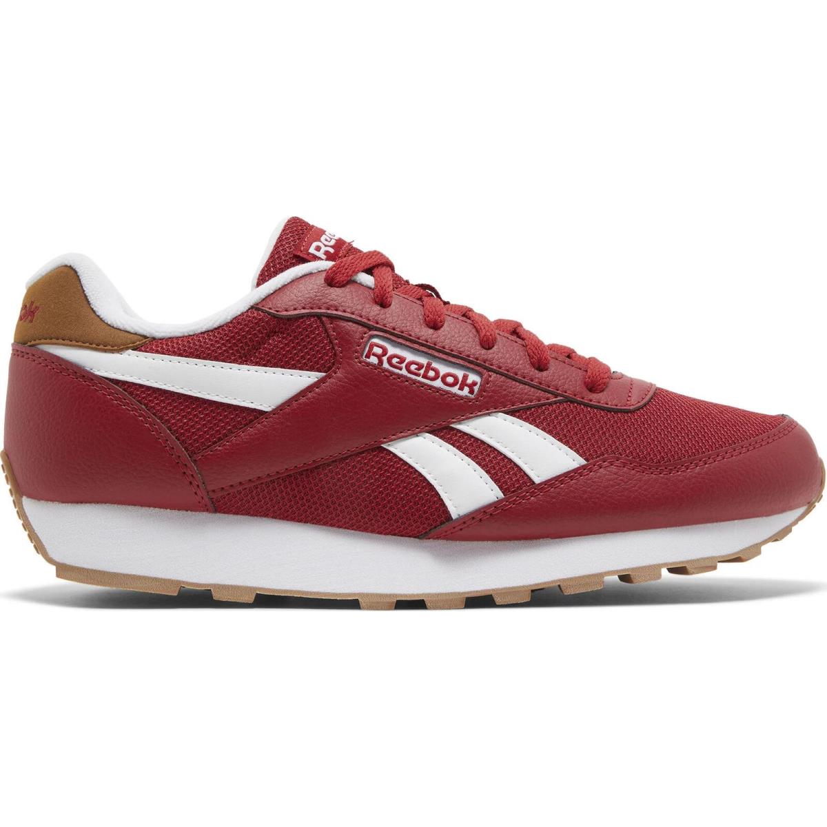 100046975/GY8852 Mens Reebok Reebok Rewind Run - Flash Red/Wild Brown/Footwear White