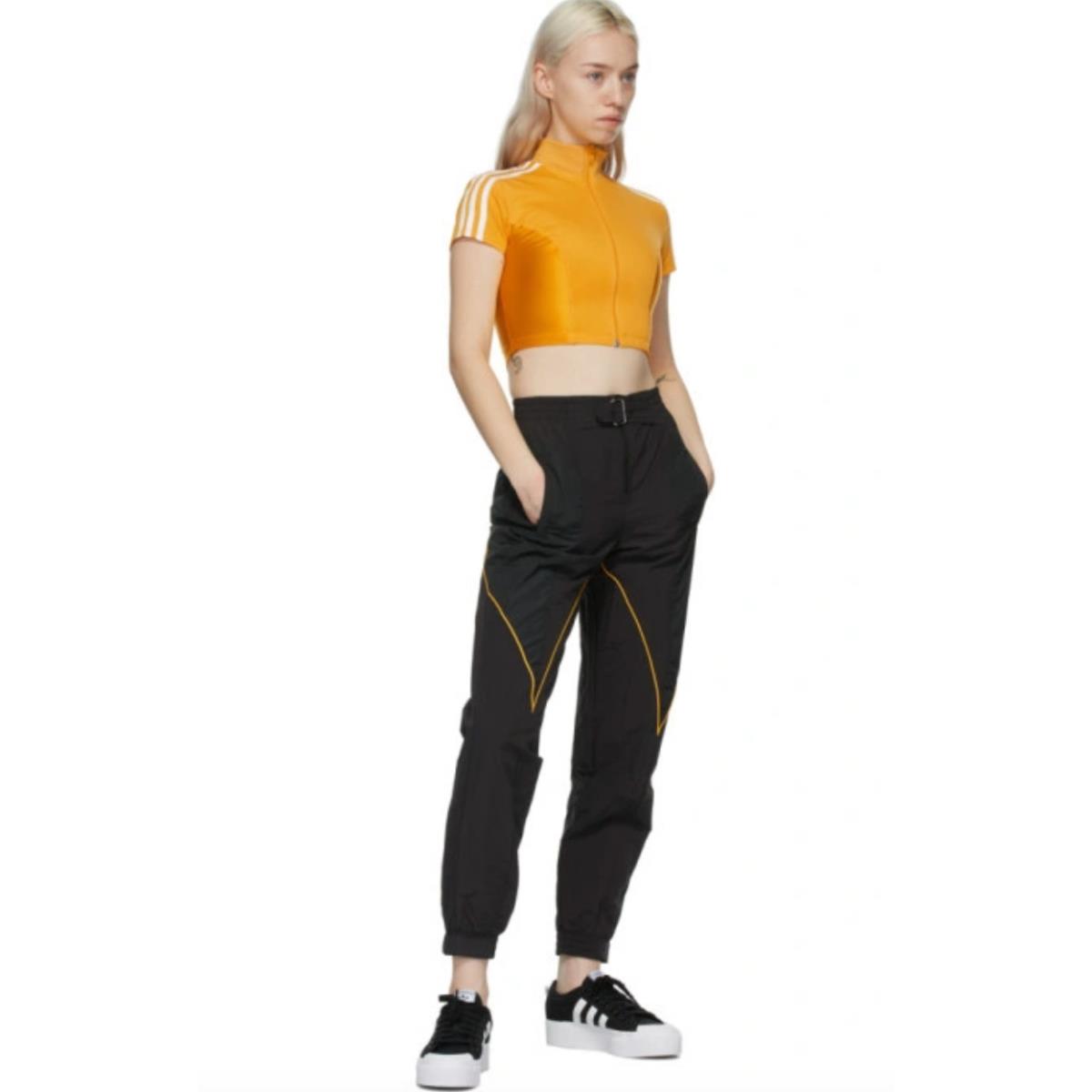 L Women`s Adidas Paolina Russo Edition Piping Track Pants In Black