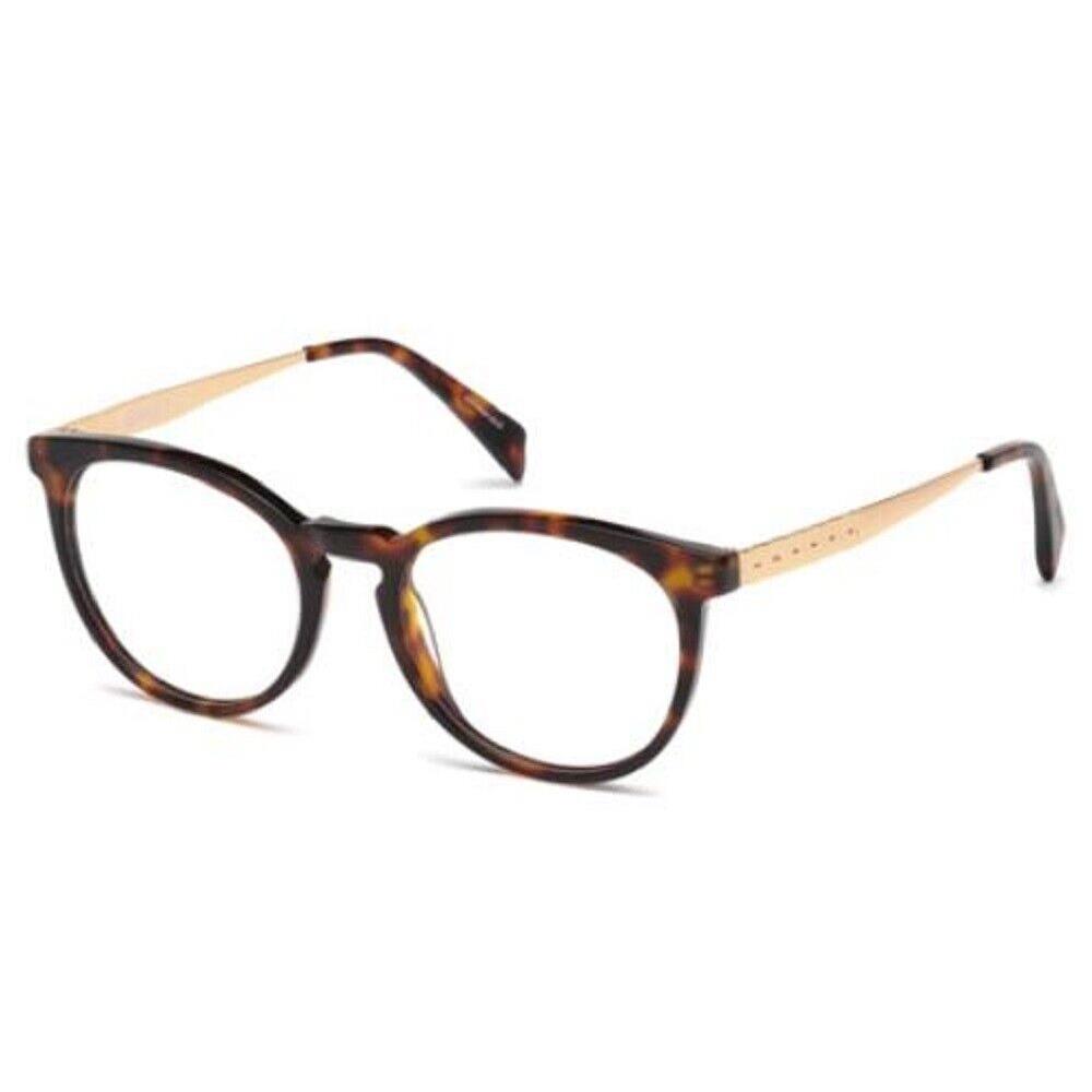 Just Cavalli Eyeglasses JC 0793 055 Coloured Havana/clear Lens