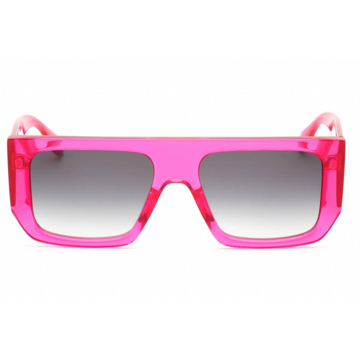 Just Cavalli Women`s Sunglasses Pink Fluo Plastic Square Full Rim SJC022 0ATE