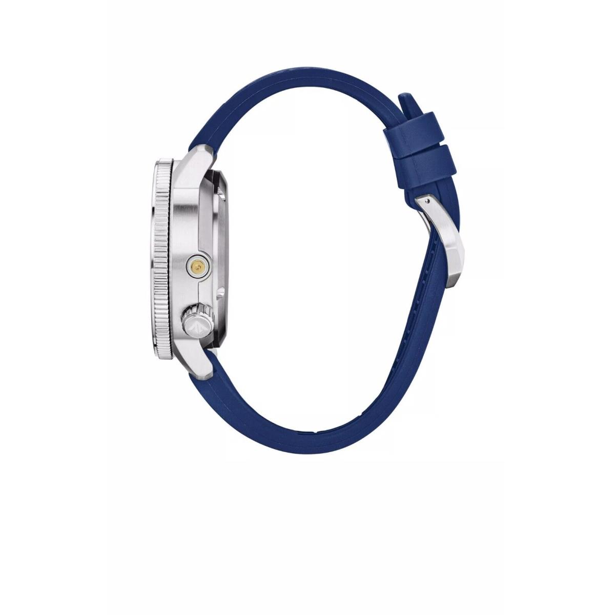 Citizen Eco-drive Promaster Aqualand Men`s 46mm Diver`s Watch BN2038-01L - Dial: Blue, Band: Blue, Bezel: Blue, Red